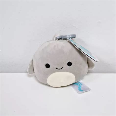 squishmallow shark keychain.